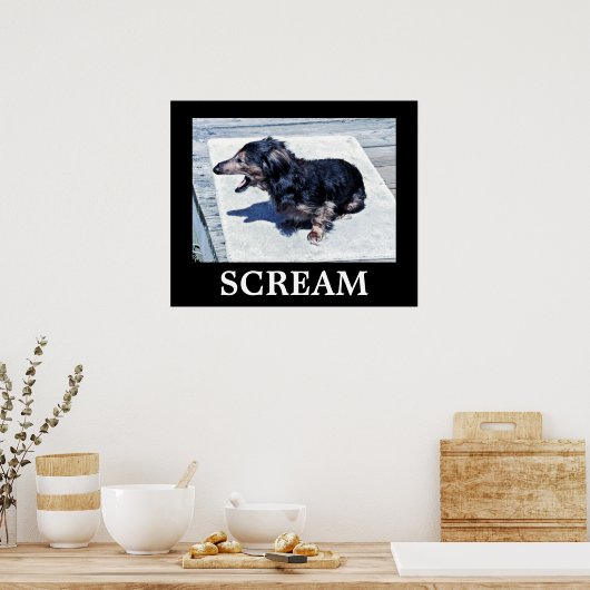 悲鳴 ポスター (キッチン)