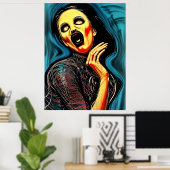 悲鳴 ポスター (ホームオフィス)