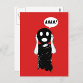 悲鳴 ポストカード (正面/裏面)