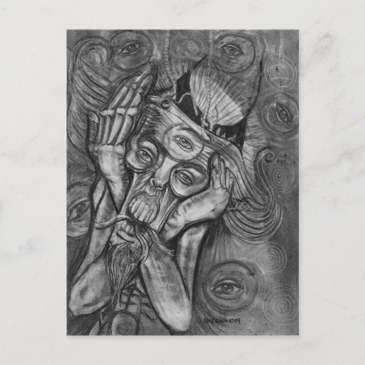 悲鳴 ポストカード (正面)