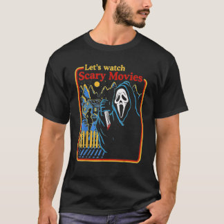 悲鳴Ghostface Scream怖い映画館を見る Tシャツ