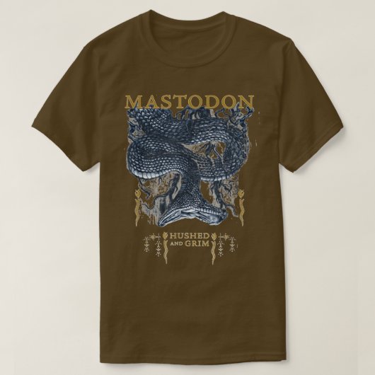 情け容赦ない蛇のTシャツ Tシャツ (デザイン正面)