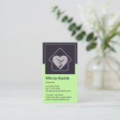 情け気に深いグリーンホーム気にビジネスカード ロイヤリティカード (スタンド正面)