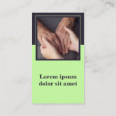 情け気に深いグリーンホーム気にビジネスカード ロイヤリティカード (裏面)