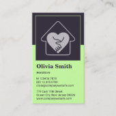 情け気に深いグリーンホーム気にビジネスカード ロイヤリティカード (正面)