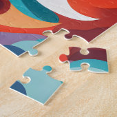 情カラフル報の鮮やか渦 ジグソーパズル (側面)