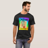 情動おもしろい被害皮肉ミーム Tシャツ (正面フル)