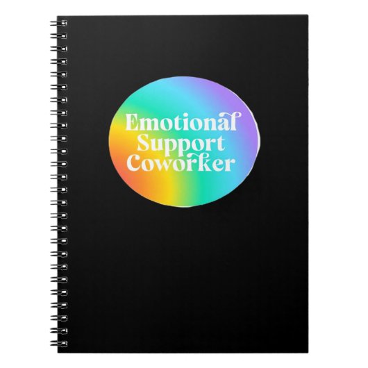 情動救済的な同僚おもしろい ノートブック (正面)