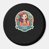 情動救済的同僚おもしろいミーム マグネット (正面)