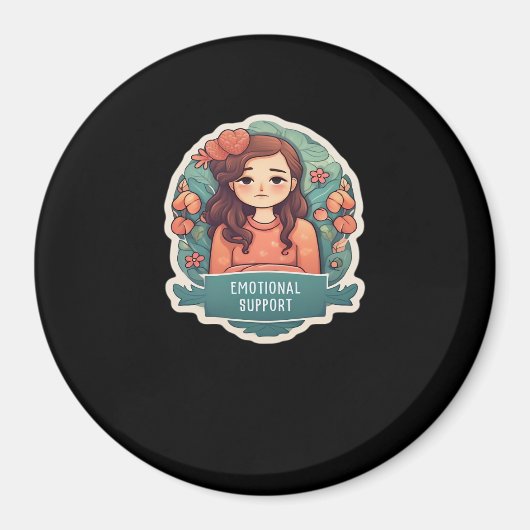 情動救済的同僚おもしろいミーム マグネット (正面)