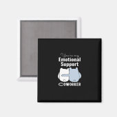 情動救済的同僚おもしろい引用文 マグネット (正面/裏面)