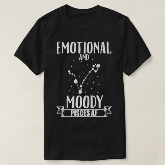 情動魚座 Tシャツ (デザイン正面)