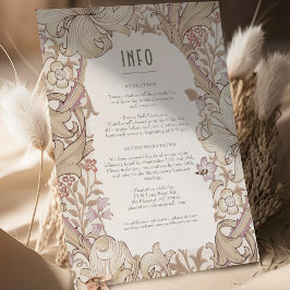 情報と詳細ゴールデンリリー結婚ズ・モリス 招待状