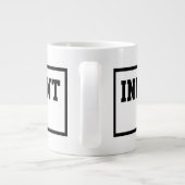 情報に基づく同意は自由である ジャンボコーヒーマグカップ (裏面)