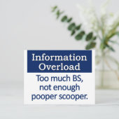 情報のオーバーロード定義 ポストカード (スタンド正面)