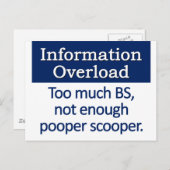 情報のオーバーロード定義 ポストカード (正面/裏面)