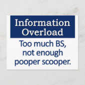 情報のオーバーロード定義 ポストカード (正面)