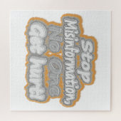 「情報のストップ誤り」を描いた可愛い作品買 ジグソーパズル (横)