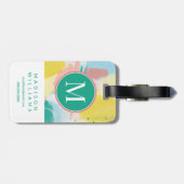 情報の追加 |フレッシュ顔抽象芸術 ラゲッジタグ (裏面横)