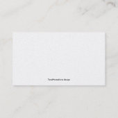 情報のbussinessカード加えて下さい 名刺 (裏面)