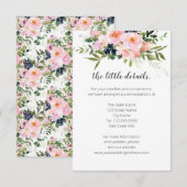 情報または詳細の同封カード エンクロージャーカード (正面/裏面)