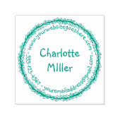 情報を使用して自分の個人シールを作連絡る セルフインキングスタンプ (デザイン)