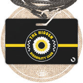 情報を持つ隠された不可視性クラ連絡ブ バッジ