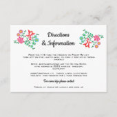 情報を結婚する民芸の花のメキシコフェスタ エンクロージャーカード (正面)