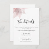 情報エンクロージャカード結婚の詳細白 エンクロージャーカード (正面/裏面)