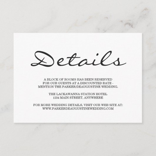 情報エンクロージャカード エンクロージャーカード (正面)