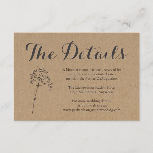 情報エンクロージャカード|クラフ素朴ト エンクロージャーカード (正面)