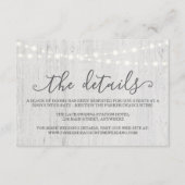 情報エンクロージャカード|素朴なロマンチック エンクロージャーカード (正面)