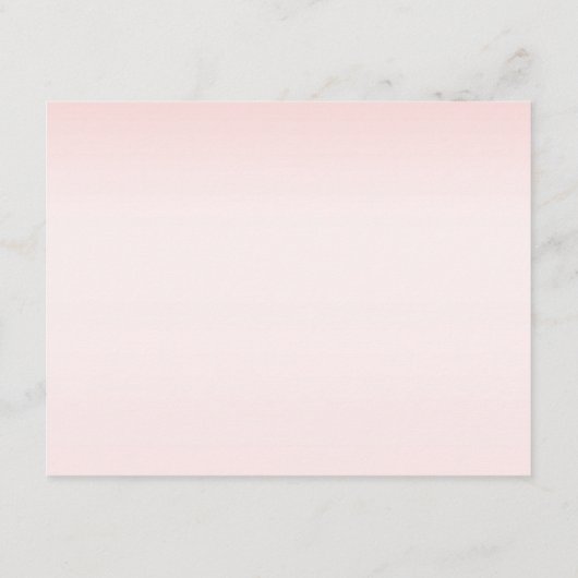 情報カードのヴィンテージのばら色のパステル: ローズクォーツ エンクロージャーカード (裏面)