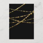 情報カード ウェディング 詳細 ゴールド エンクロージャーカード (裏面)