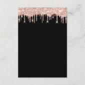 情報カード ウェディング 詳細 ローズ エンクロージャーカード (裏面)