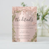 情報カード ウェディング 詳細 ワレア エンクロージャーカード (スタンド正面)