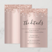 情報カード ウェディング 詳細 Spark エンクロージャーカード (正面/裏面)