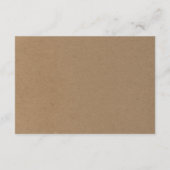 情報カード（封入用） | ラスティック クラフト エンクロージャーカード (裏面)