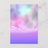 情報カード 封入 ウェディング 詳細 パステルカラー エンクロージャーカード (裏面)