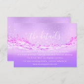 情報カード 挙式詳細 トロピック エンクロージャーカード (正面/裏面)