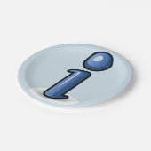 情報シンボル紙プレート ペーパープレート (アングル)