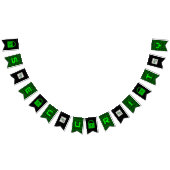 情報セキュリティ – コンピュータコードとデジタルパドロック バンティングフラッグ (全)