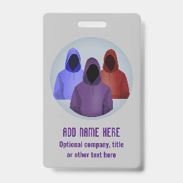 情報セキュリティ – 色付きフード付きスウェットシャツ倫理ハッカー バッジ