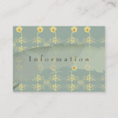 情報デイジーとグレーのエンクロージャ エンクロージャーカード (裏面)