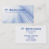 情報技術のサービス業カード 名刺 (正面/裏面)