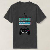 情報技術ゲーマーデザイン引用文 Tシャツ (デザイン正面)