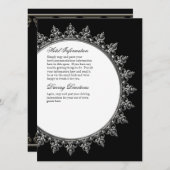 情報挿入 – バロッククラシック旋回サークル 招待状 (正面/裏面)