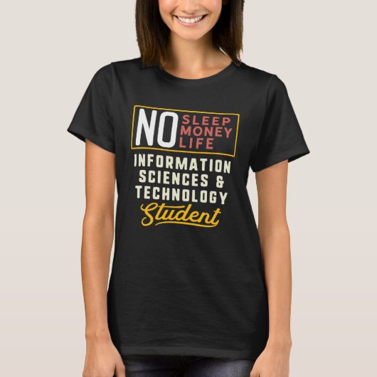 情報科学・技術ス専攻のテデン Tシャツ (正面)