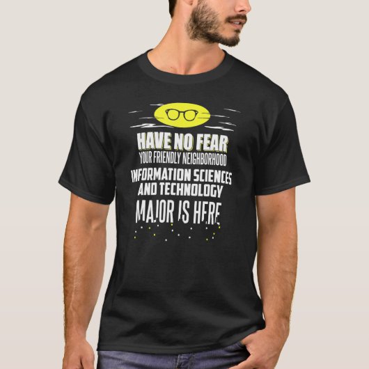 情報科学・技術専攻のデザインH Tシャツ (正面)