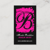 情報通およびはっきりしたなモノグラム 名刺 (正面)